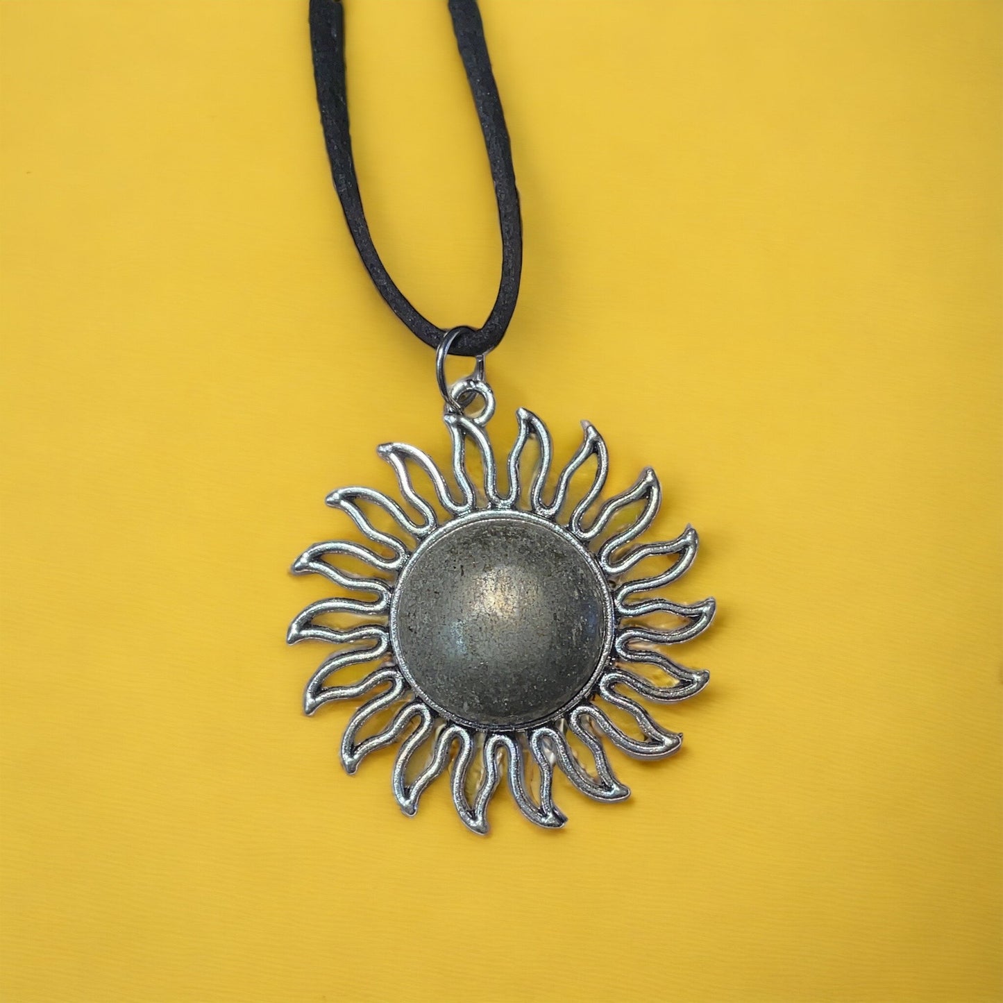 Pyrite Sun Necklace