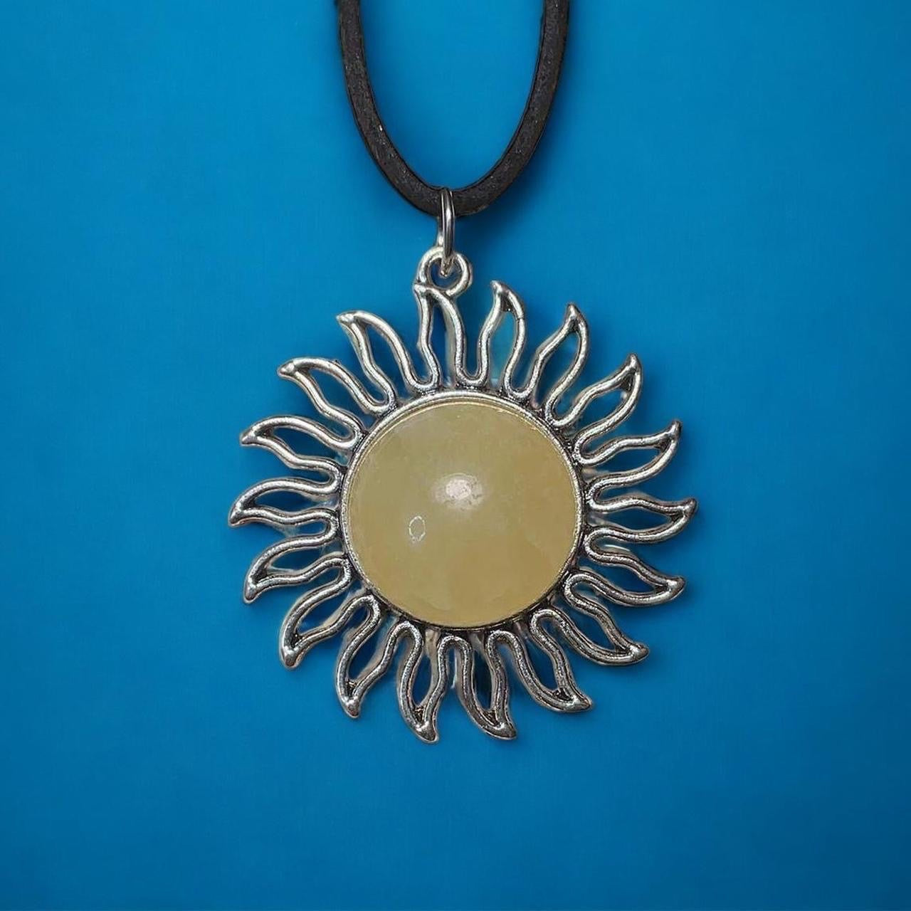 Calcite Sun Necklace