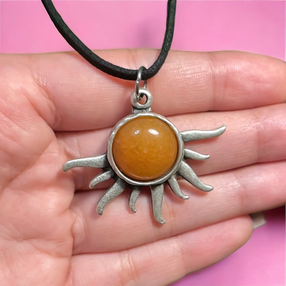 Aventurine Sun Necklace