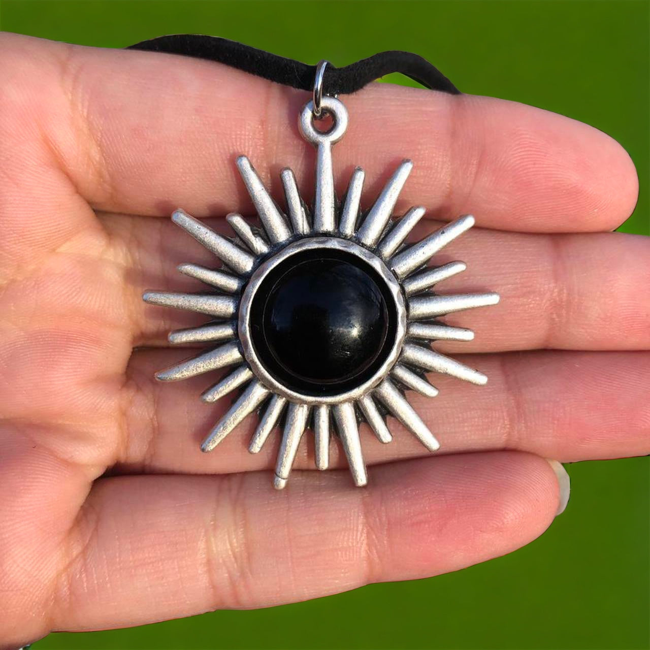 Onyx Sunrise Necklace