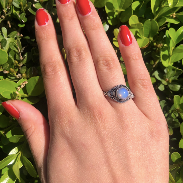 Opalite Swirl Ring