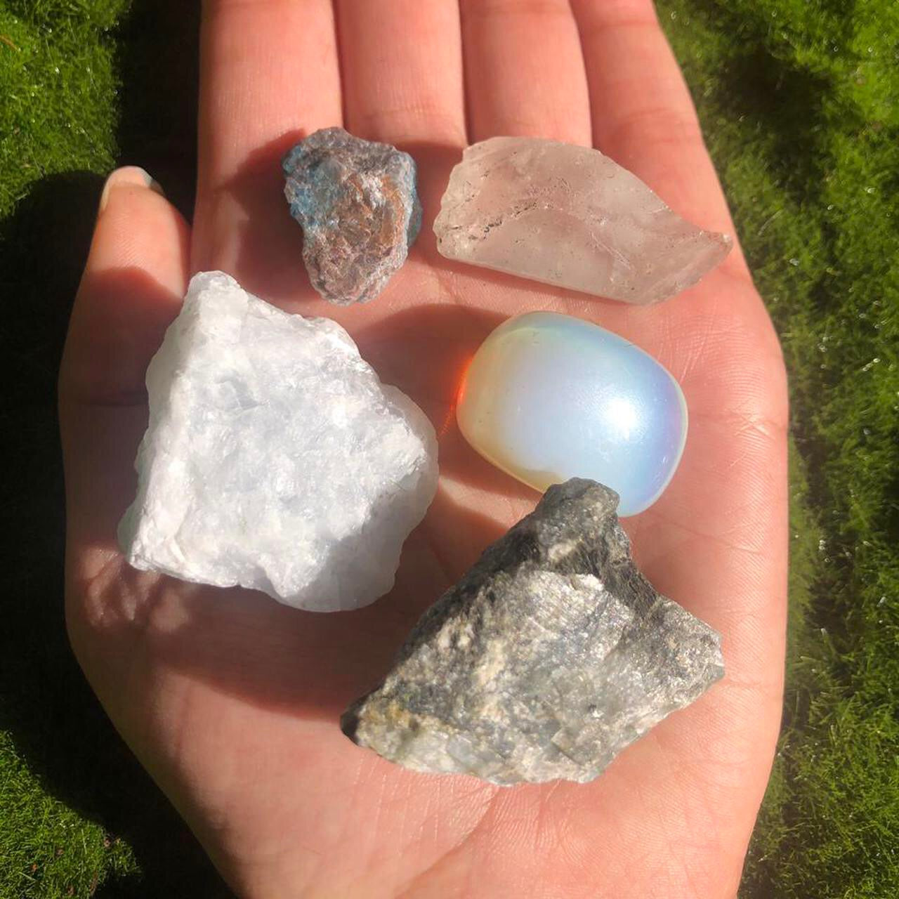 Palm Stone Healing Bundle