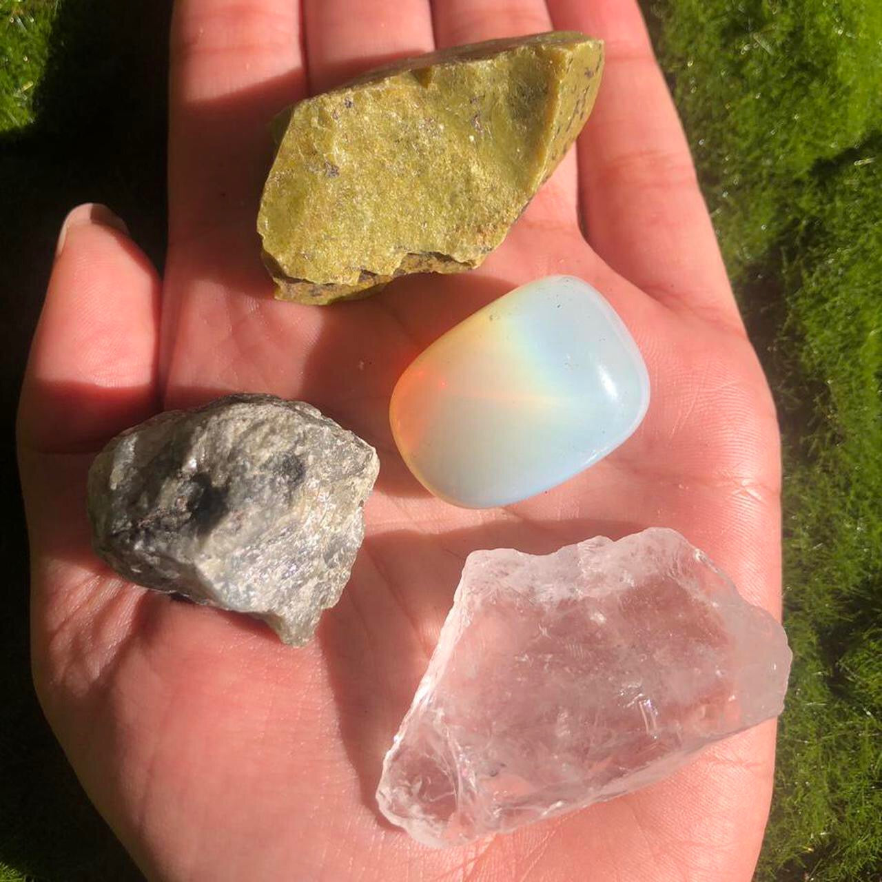 Palm Stone Healing Bundle