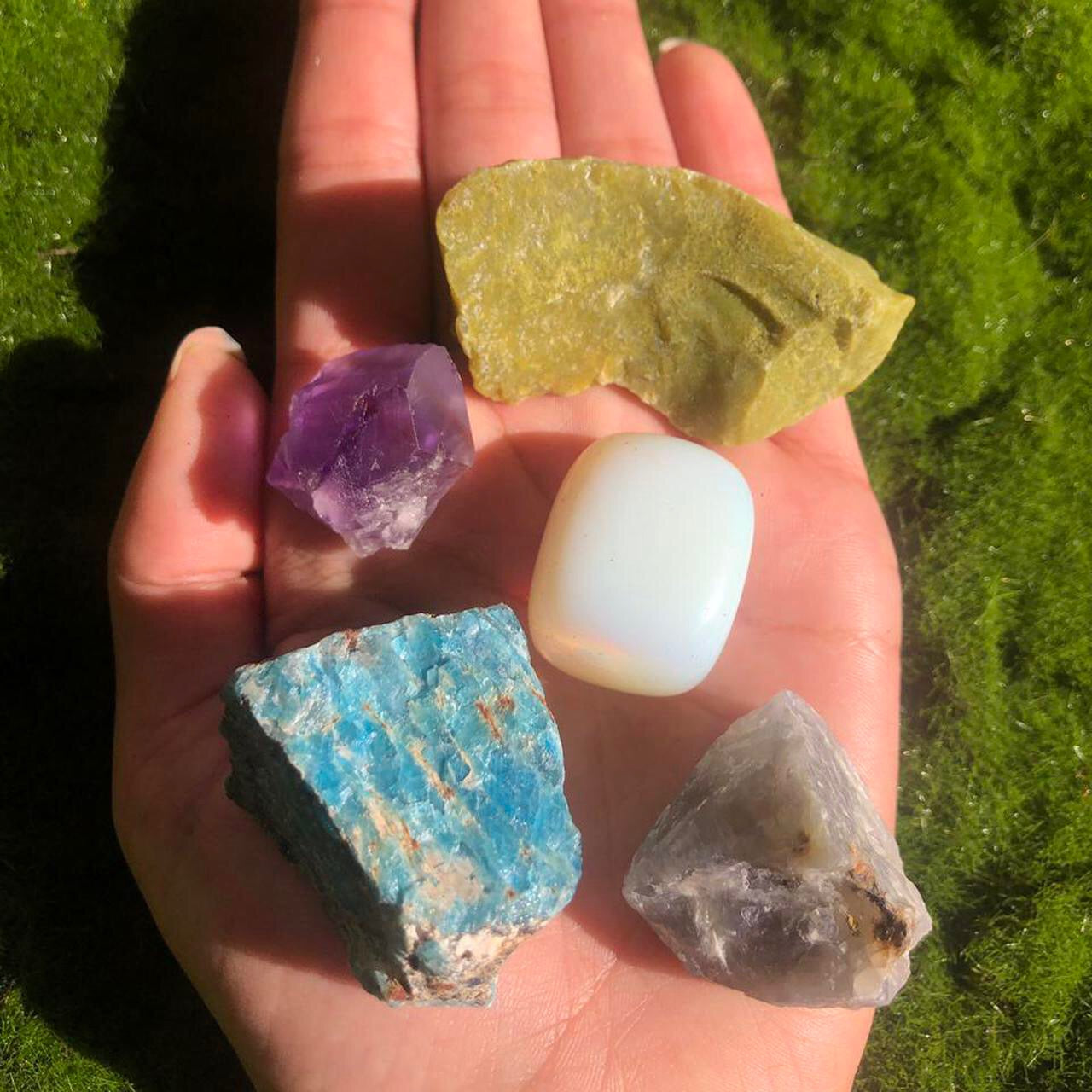 Palm Stone Healing Bundle