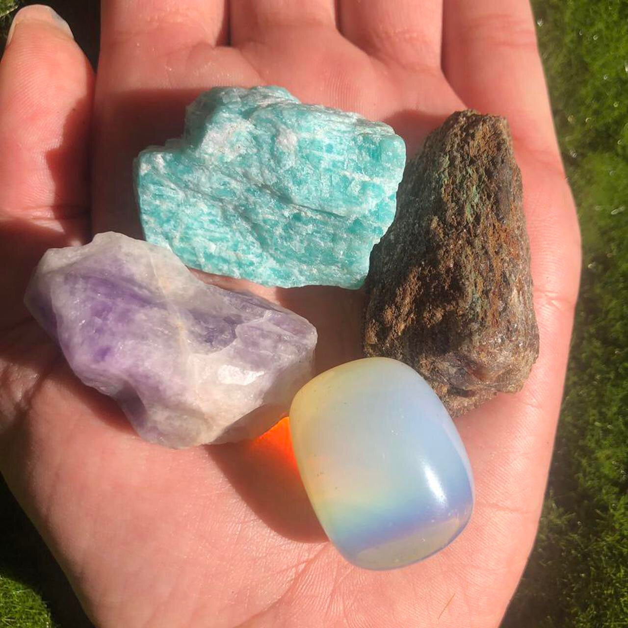 Palm Stone Healing Bundle