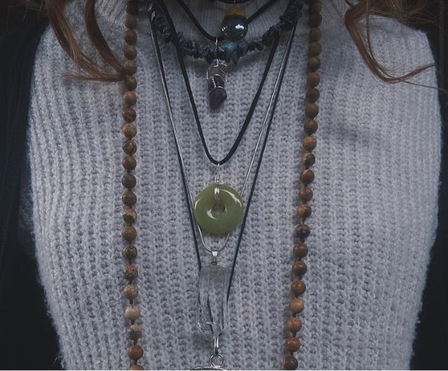 Olive Jade Necklace