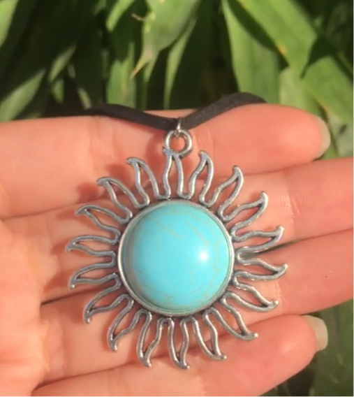 Turquoise Sun Necklace