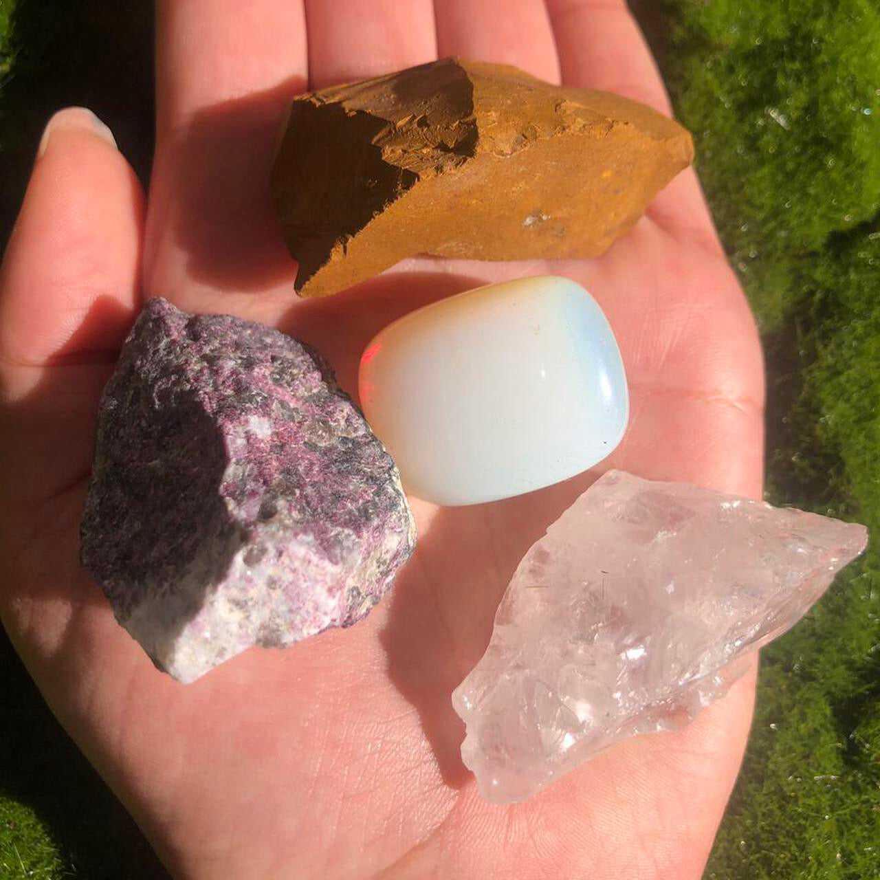 Palm Stone Healing Bundle
