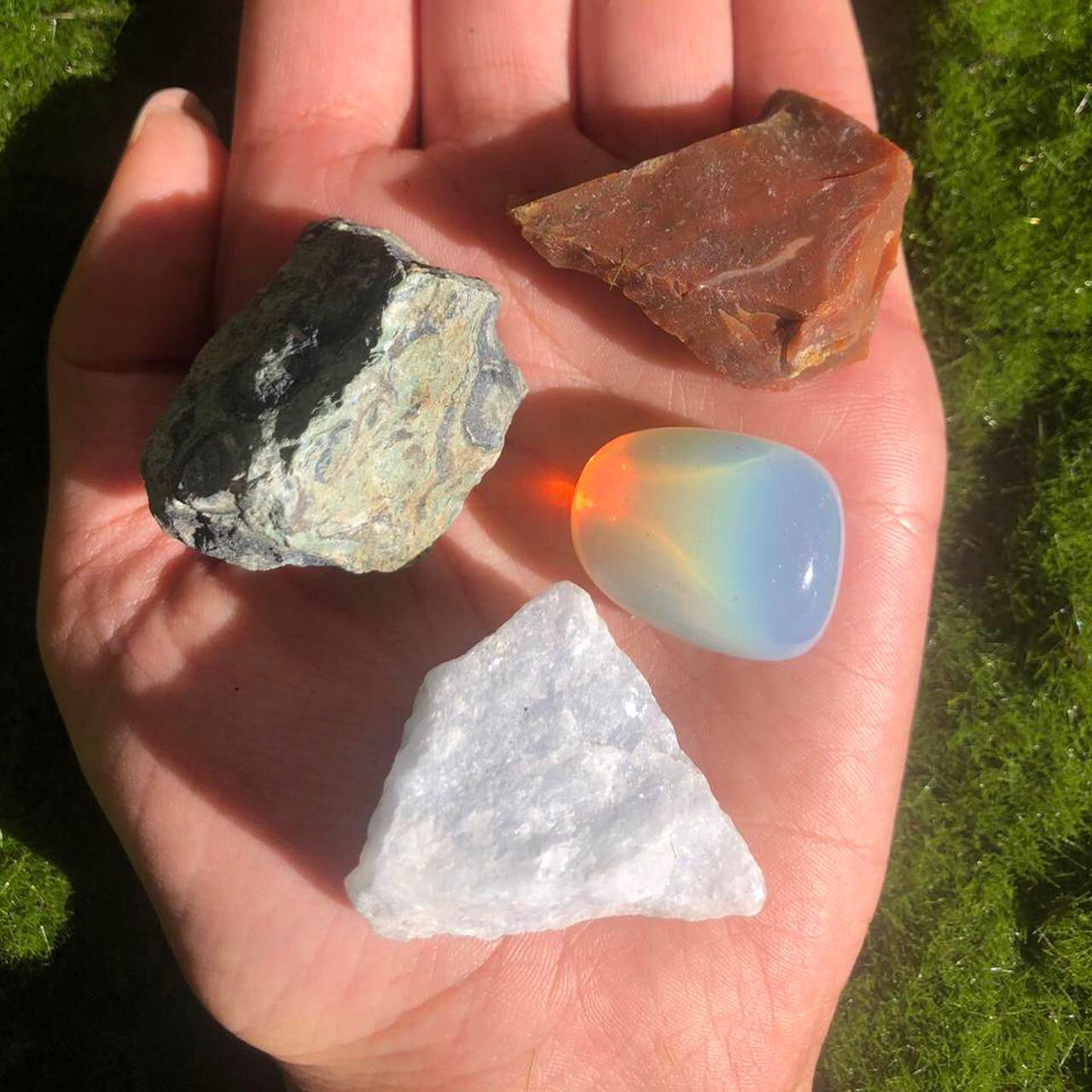 Palm Stone Healing Bundle