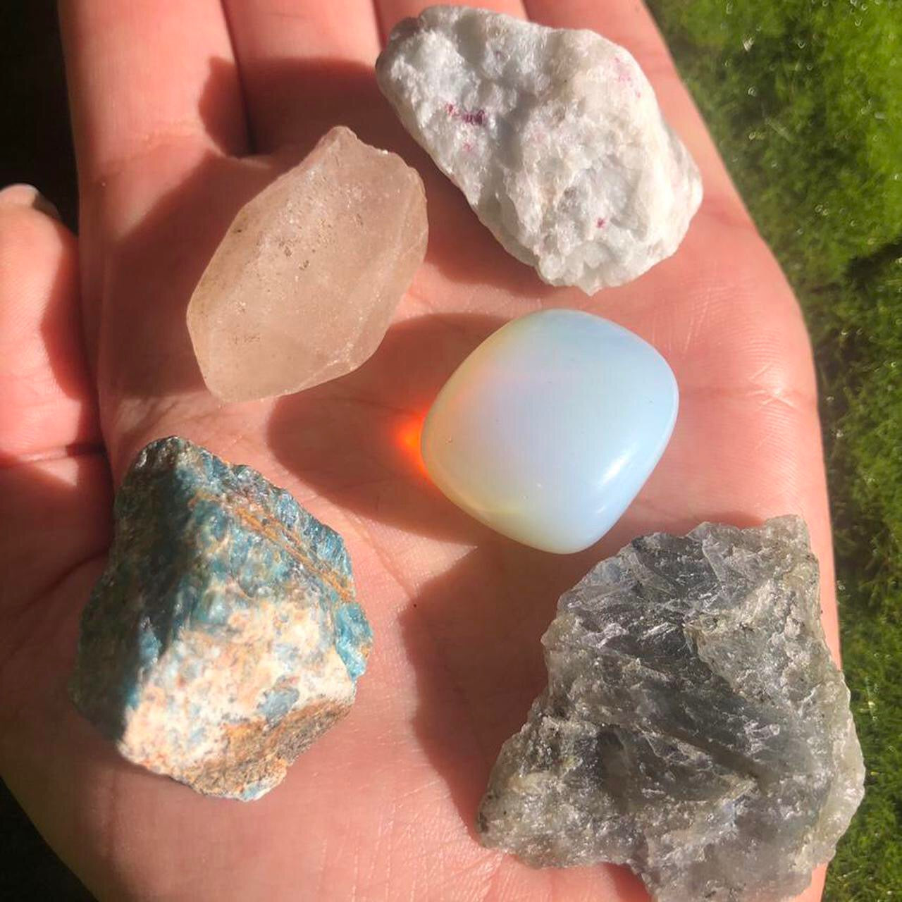 Palm Stone Healing Bundle