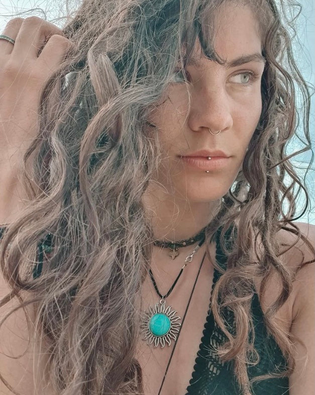 Turquoise Sun Necklace