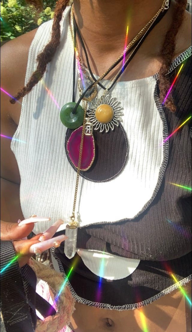 Mookite Sun Necklace
