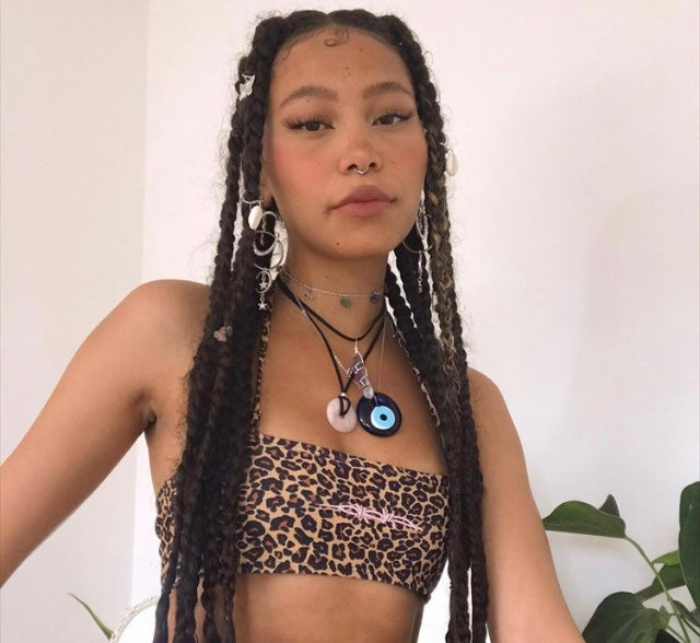 Rose Quartz Donut Necklace